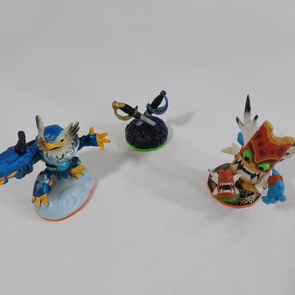 Activision Skylanders action figures lot of 3 Double Trouble Jet-Vac Ghost Sword - Picture 1 of 4